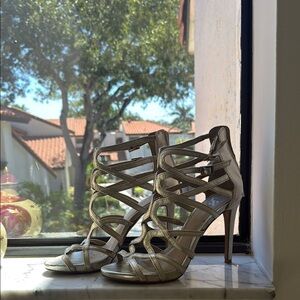 Gold Glamour High Heels